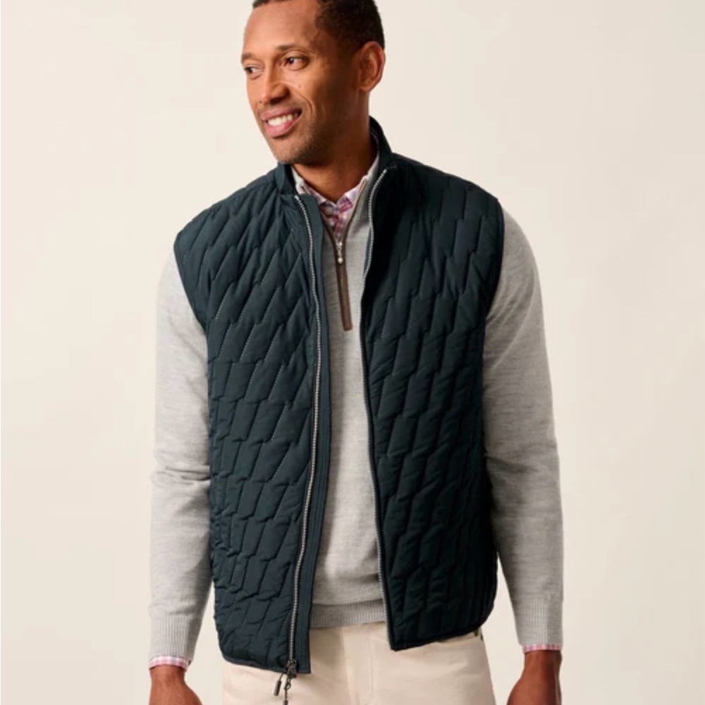 johnnie-O Men's Belfry Quilted Puffer Vest